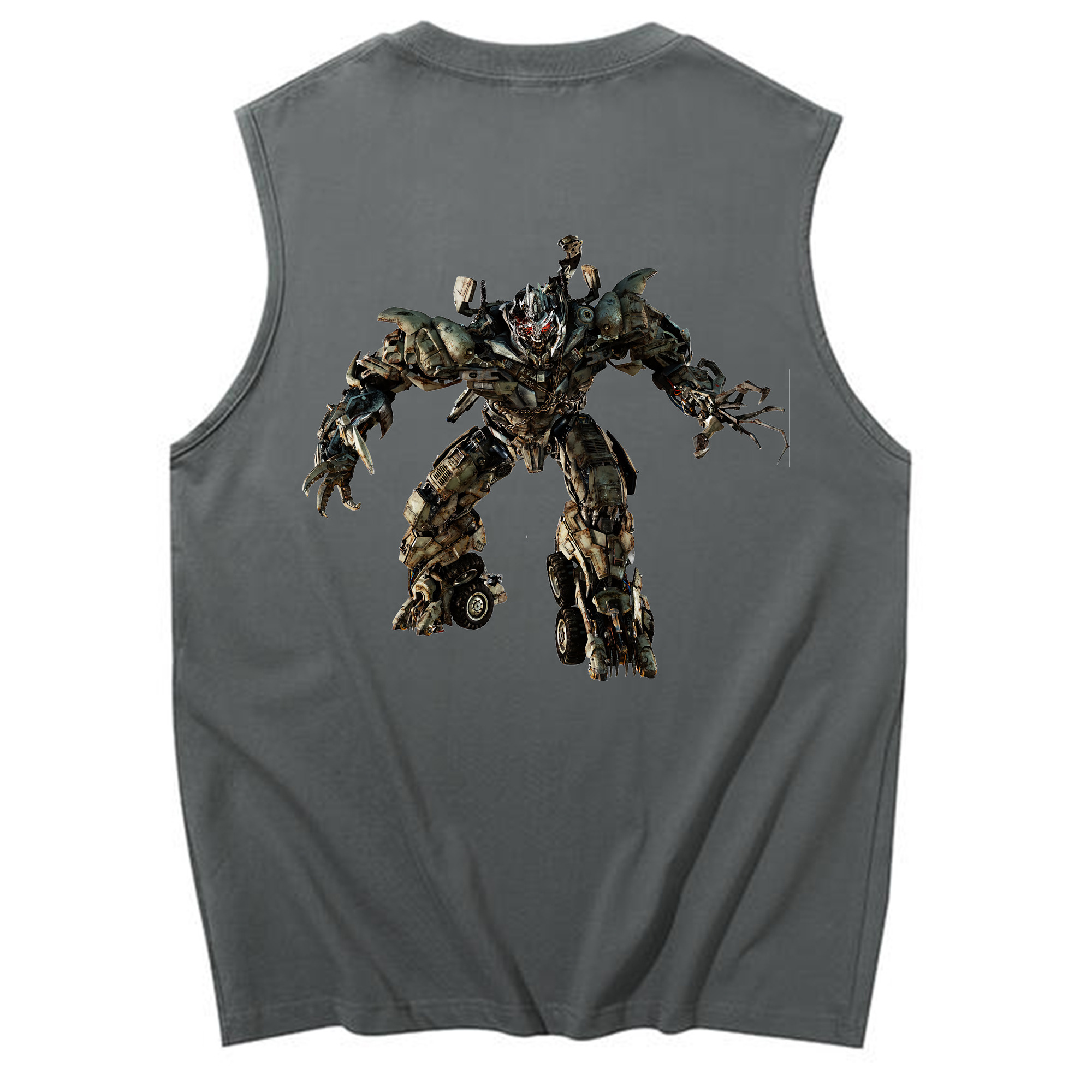 （画像用） Transformers トランスフォーマー コットン100％タンクトップ（背面プリント）